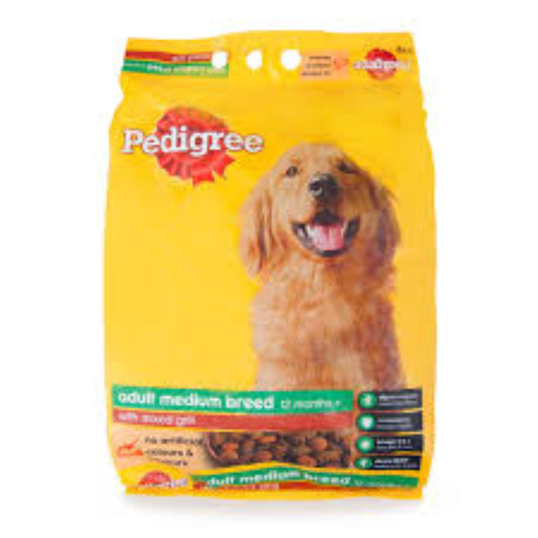PEDIGREE MEDIUM BREED MIX GRILL 8KG